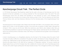 Tablet Screenshot of kanchenjungatrek.com